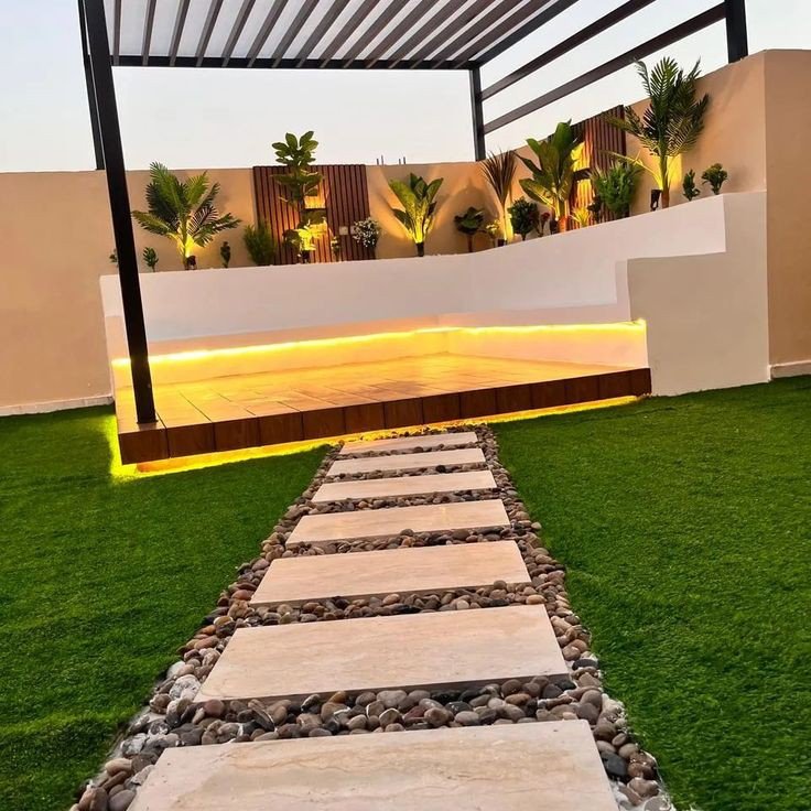 برجولات حدائق منازل جيزان