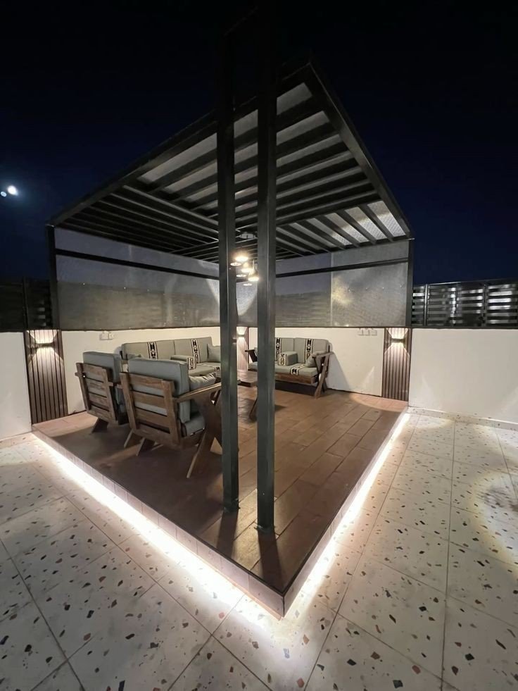 برجولات حدائق منازل جيزان