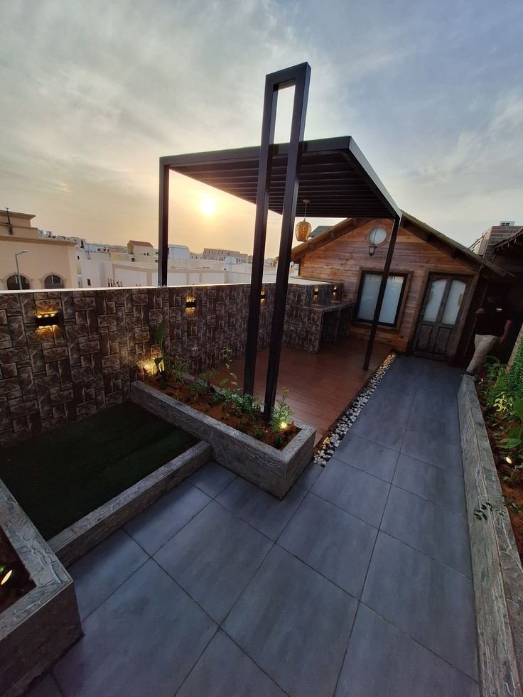 برجولات حدائق منازل جيزان