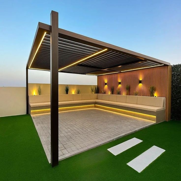 مظلات جلسات حدائق جيزان