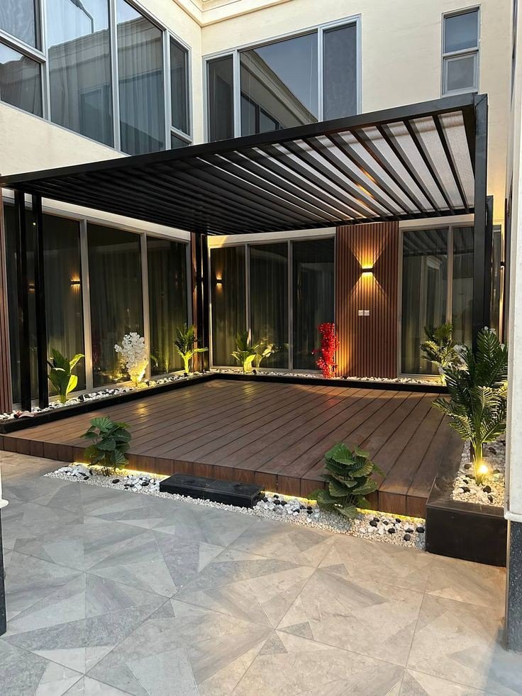 برجولات حدائق منازل جيزان