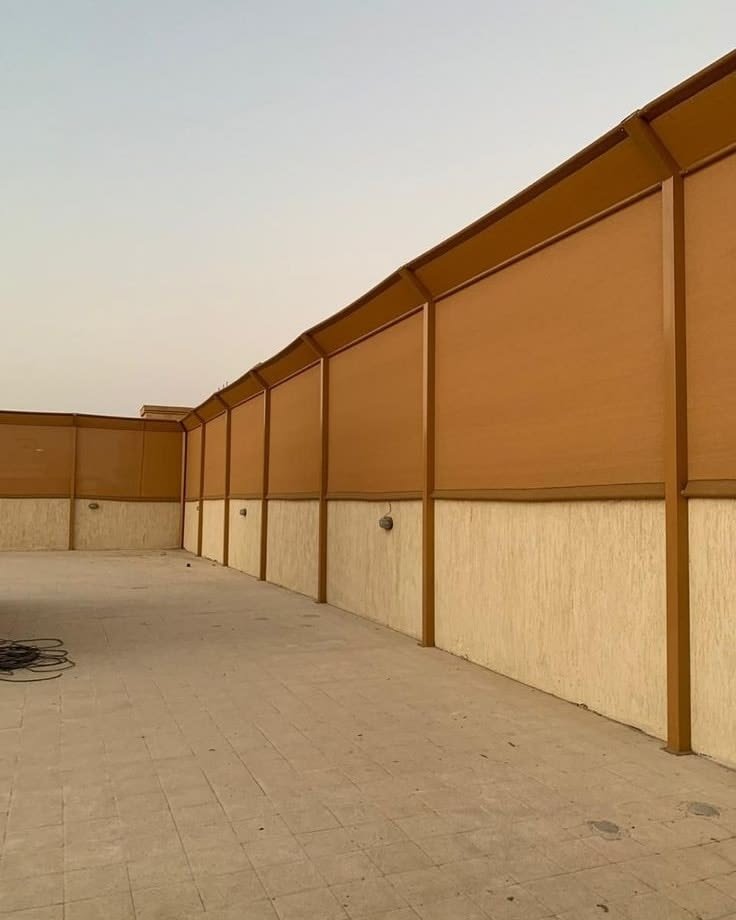 تركيب سواتر قماش مقاومة للشمس
