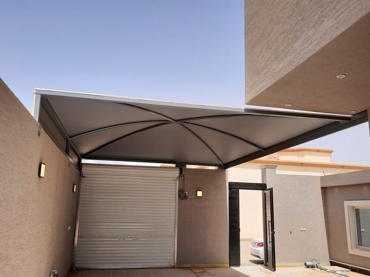 تركيب مظلات سيارات PVC للمنازل والفلل في جيزان