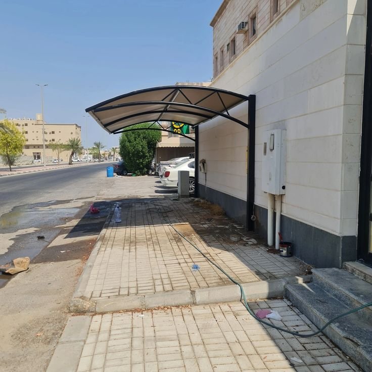 قماش بي في سي لمظلات جيزان مقاوم للماء