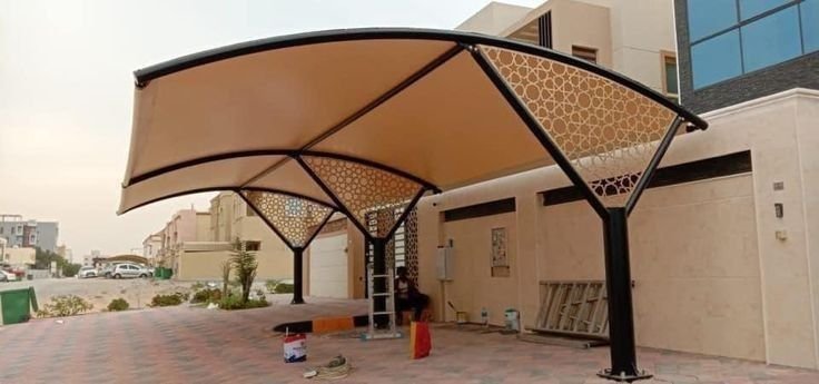  مظلات سيارات قماش عالية الجودة جيزان