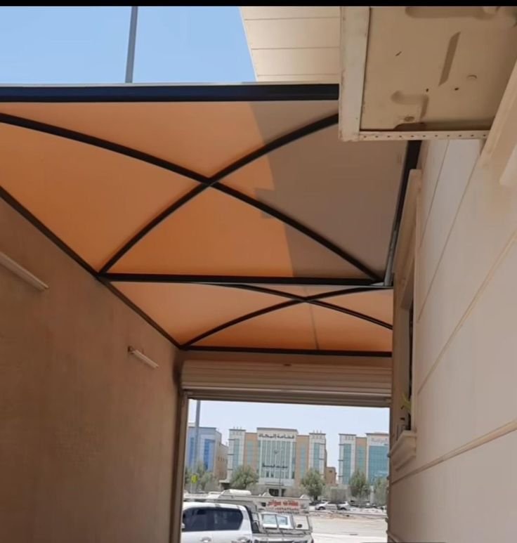 مظلات مداخل منازل جيزان