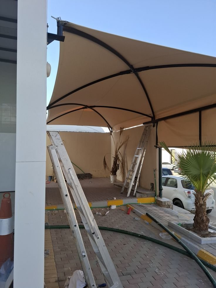 مظلات سيارات للفلل والمنازل بحي السويس جيزان