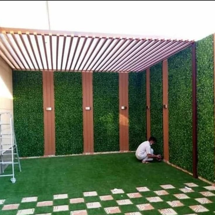 برجولات فلل جيزان بتصاميم فاخرة تناسب الواجهات الحديثة.