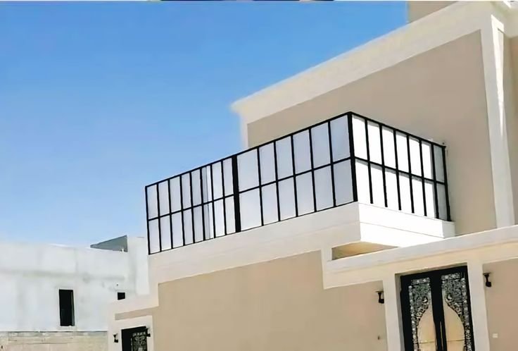 سواتر شرفات حديثة للمنازل في جيزان